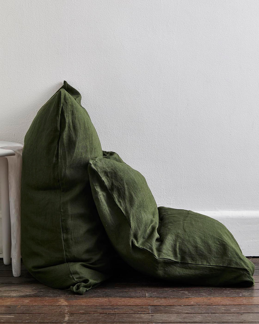 Fine Linen Pillowcases - Olive